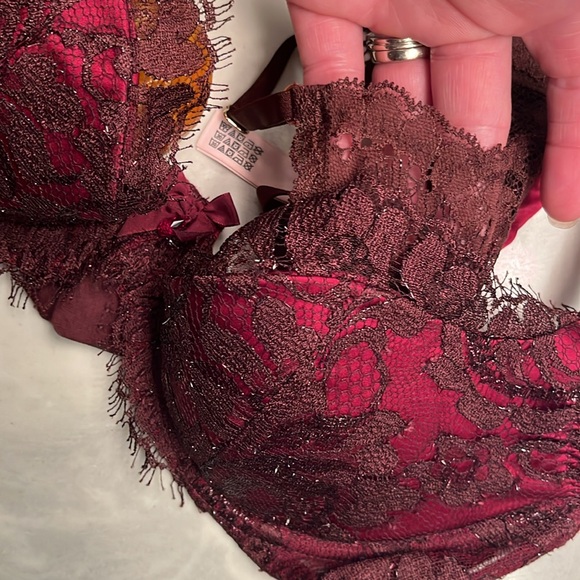 Agent Provocateur soirée mei Siam Red Lace Bra & thong set - Picture 10 of 10